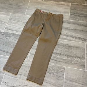Banana republic Avery tan chinos ankle straight